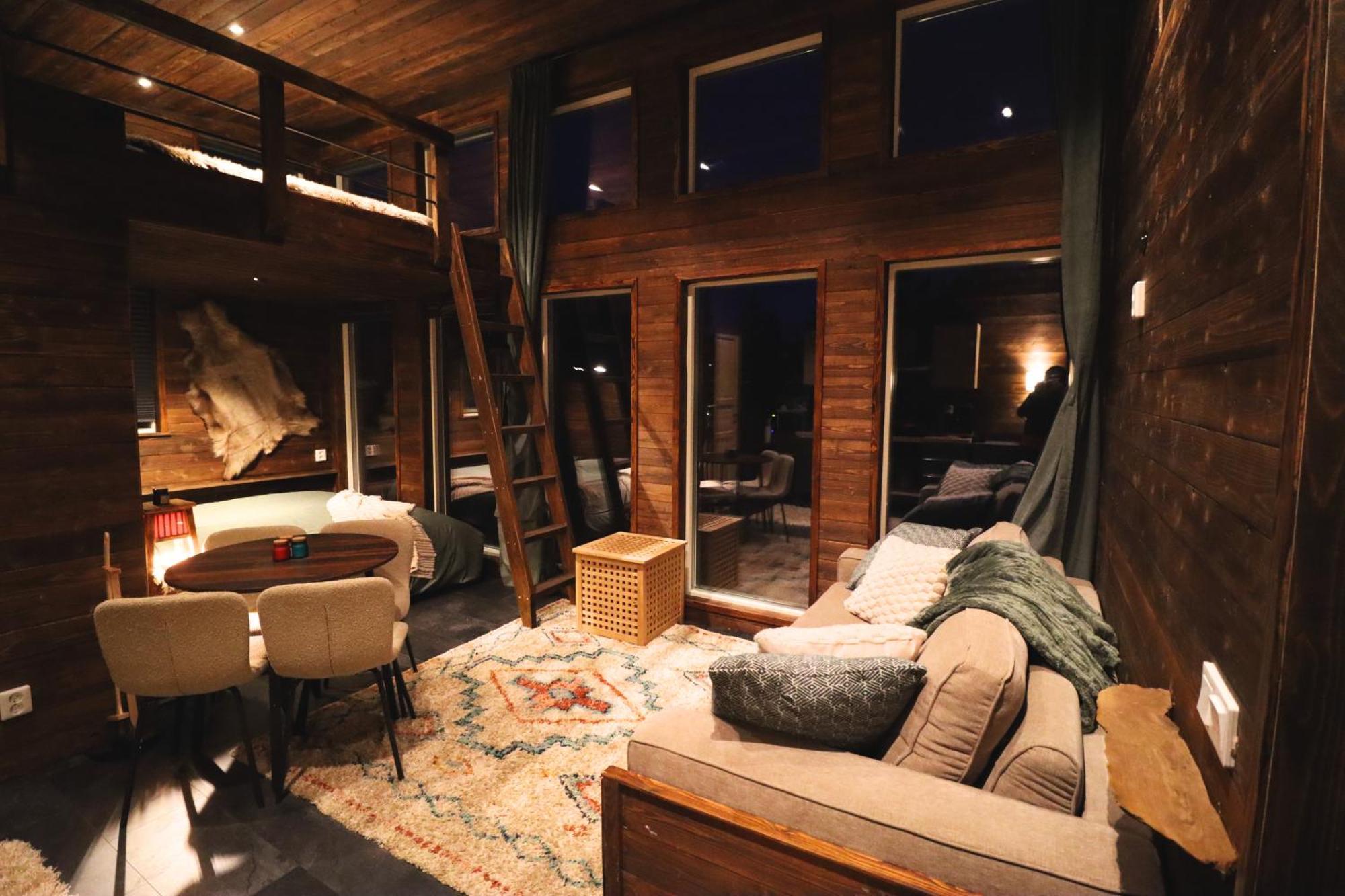 Reindeer River Lights Lodge Kiruna Dış mekan fotoğraf